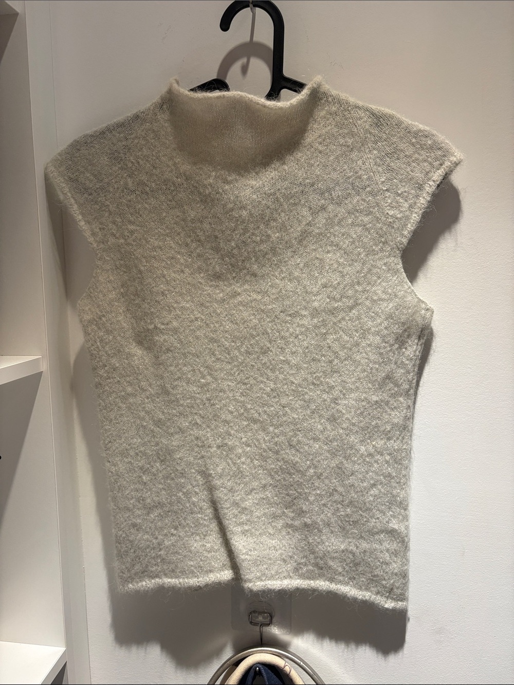 Paloma Wool Sleeveless Cowl Neck Sweater in Cream